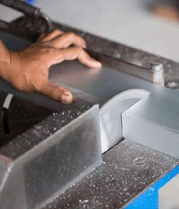 aluminium work